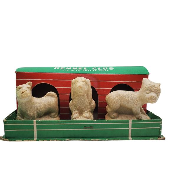 Kennel Club Dog House Castile Soap Display Ad 1940s Terrier Boxer Beagle Spaniel - Picture 9 of 16
